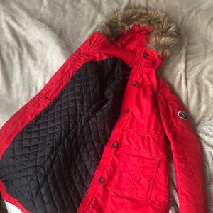 Red Winter Coat